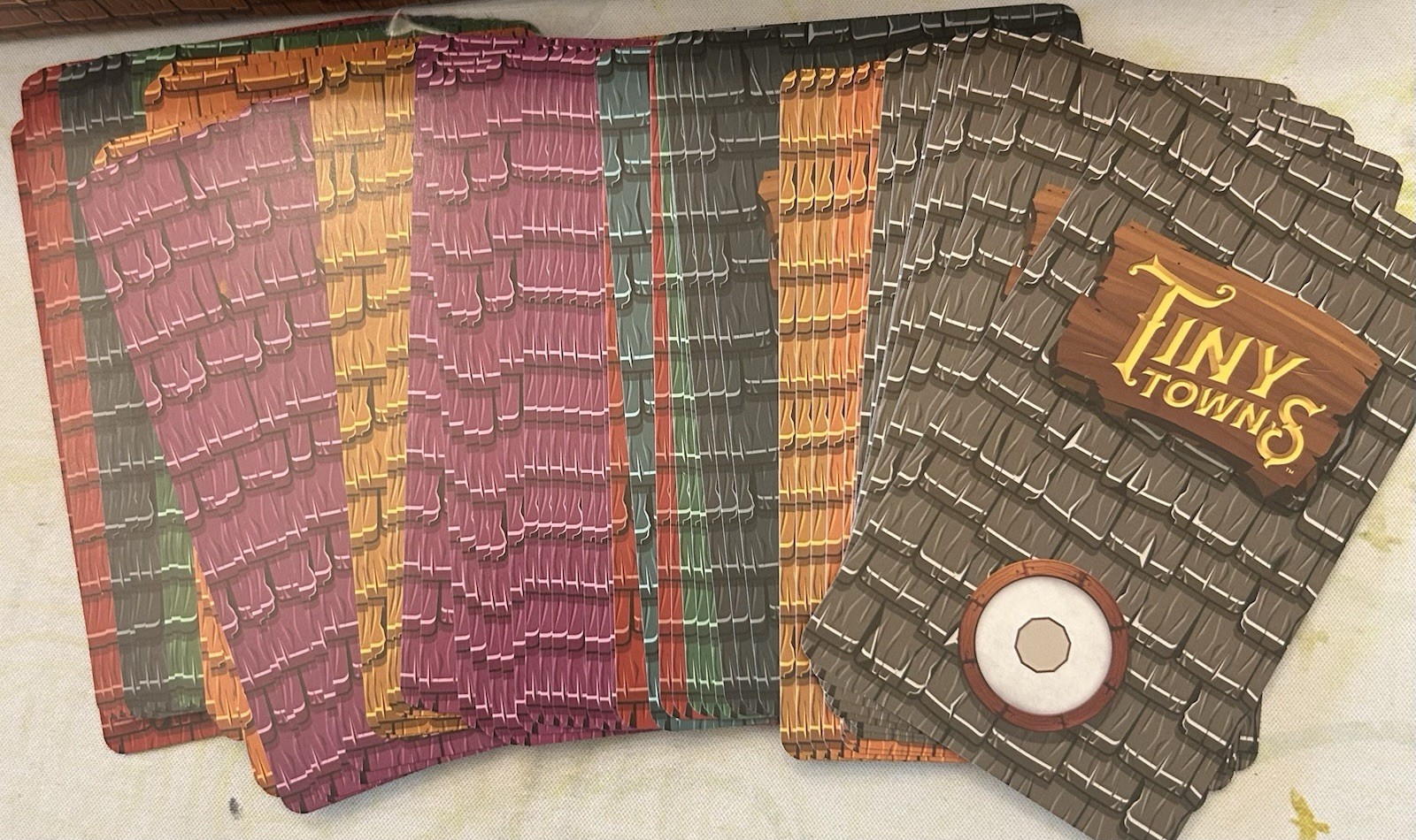 AEG Tiny Towns Board Game Plus Villagers Expansion Complete