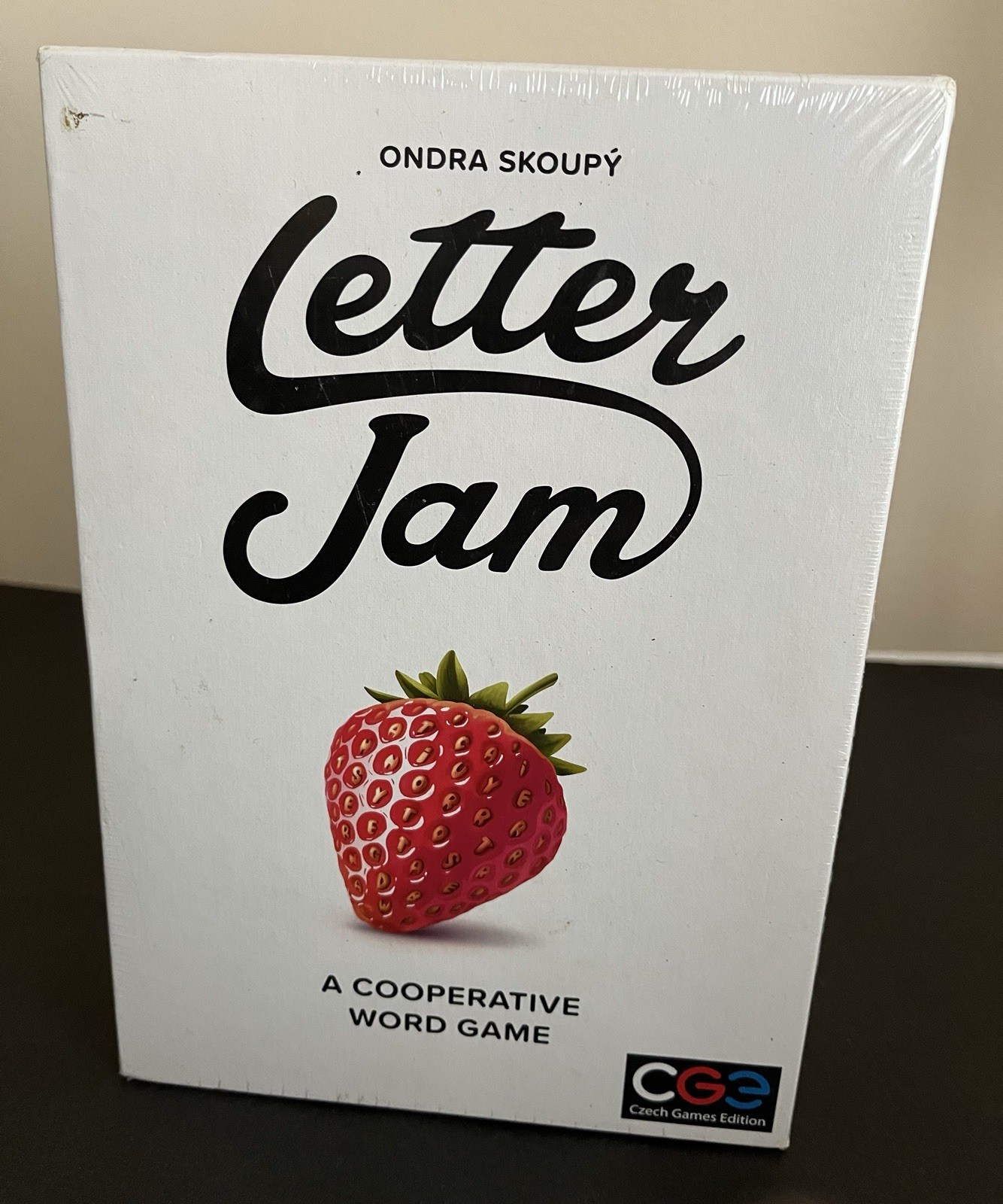Czech Games Edition Letter Jam Cooperative Word Game Letters Theme 2 Players 10+