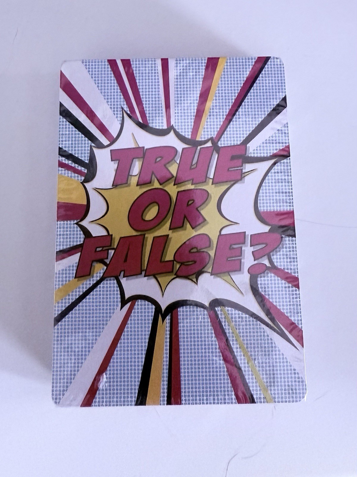 True or False Trivia Card Game fun family games
