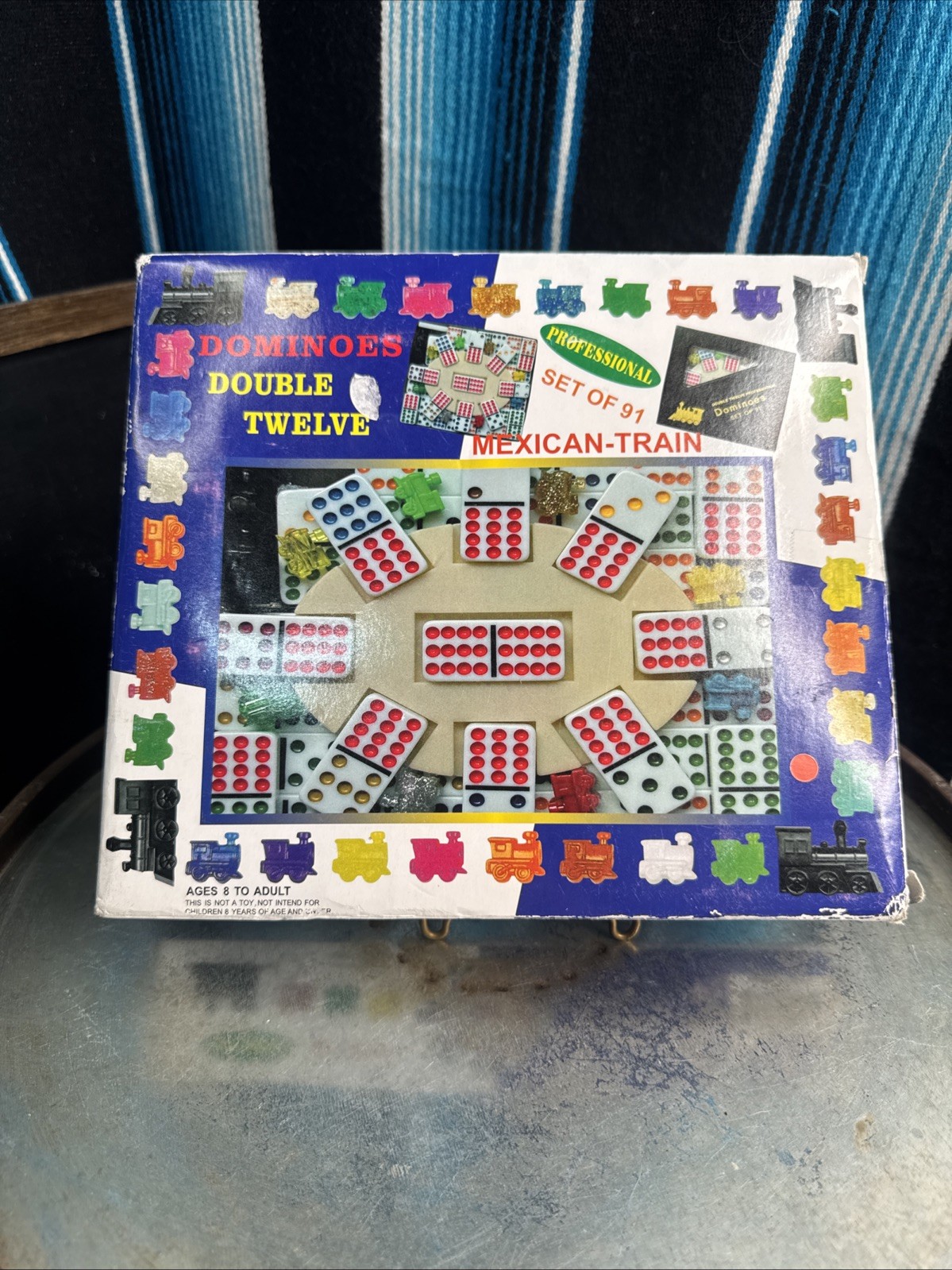 New Mexican Train Double Twelve Dominoes Set of 91-NOS