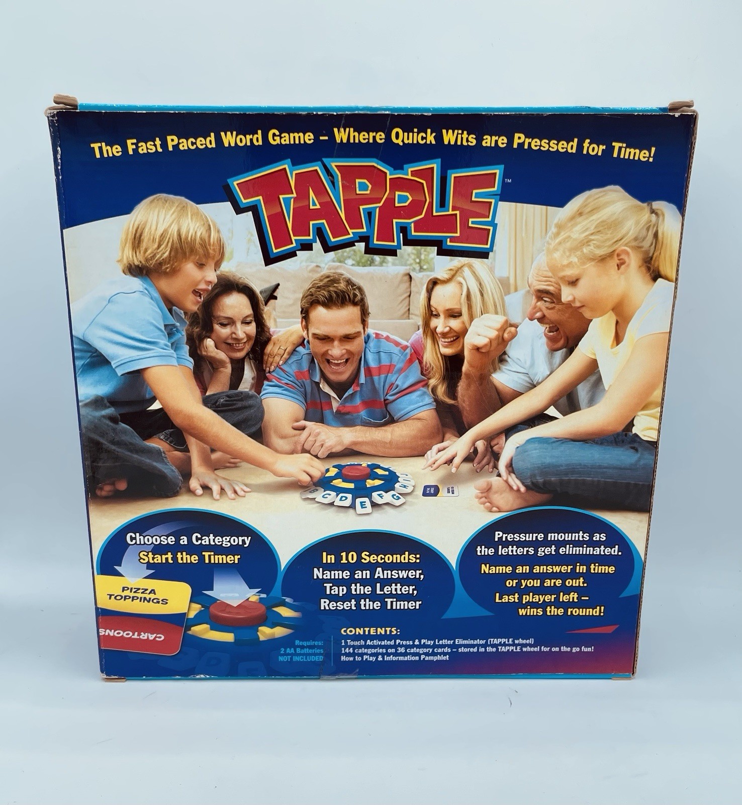 Tapple Board Game Fast Word Fun For Everyone USAopoly Family Fun New Game Night