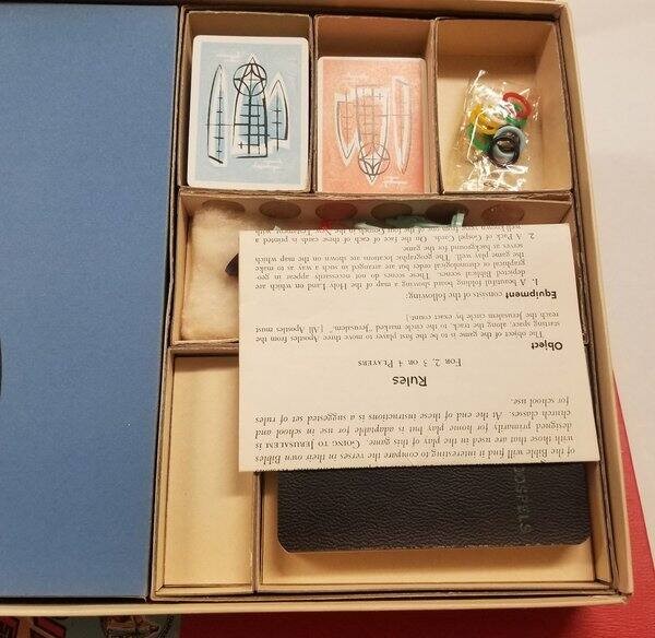Going To Jerusalem Parker Brothers 1955 Vintage Board Game