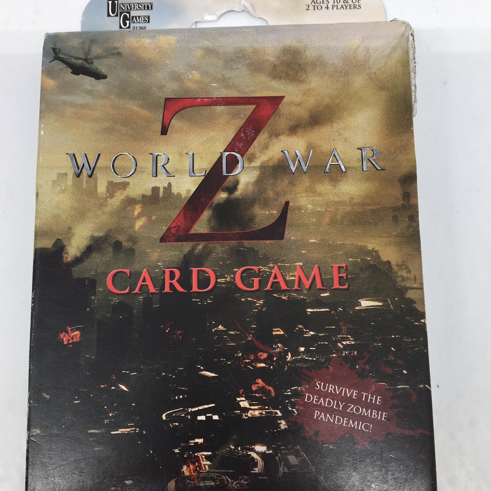 World War Z 2013 Card Game “Survive the Deadly Zombie Pandemic” – New in Box