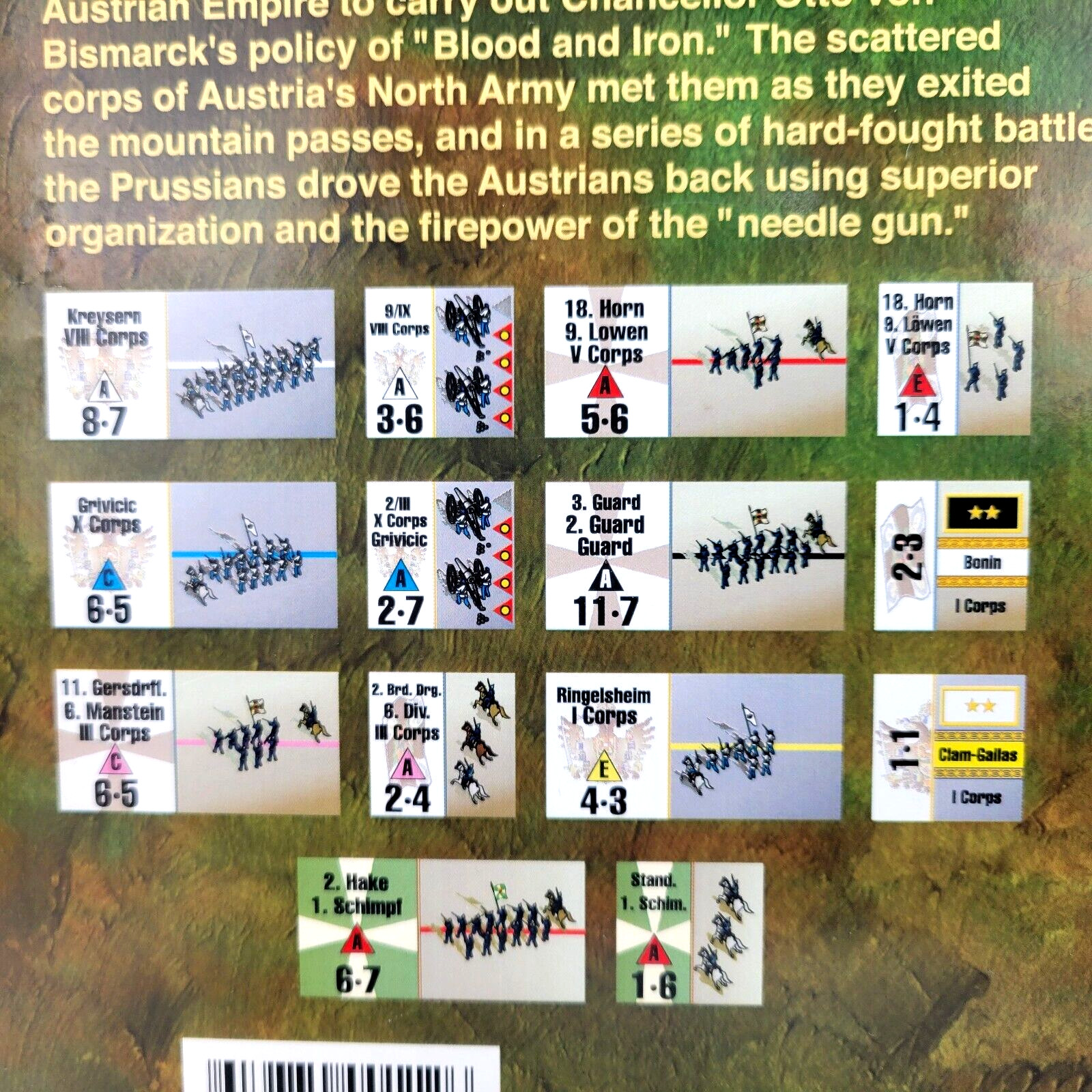Avalanche Wargame Battles of 1866 – Frontier Battles, War of the Empires Box