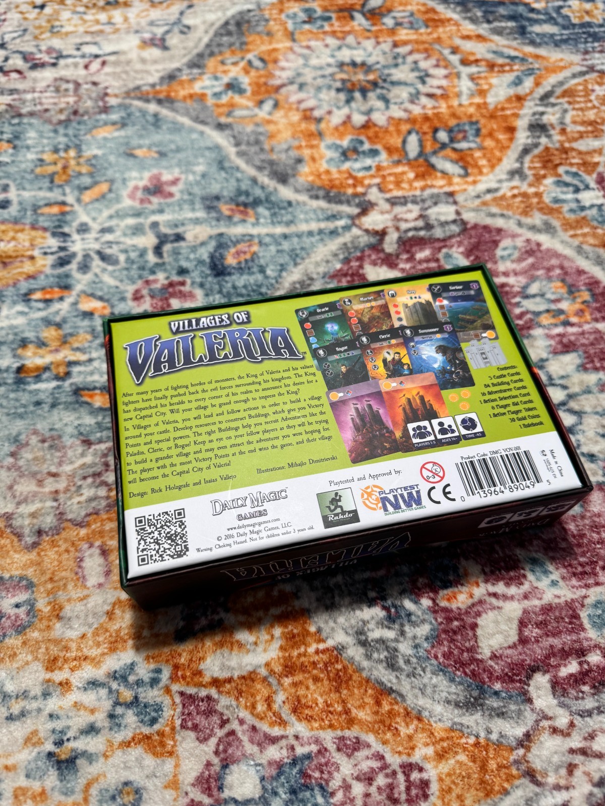 Villages of Valeria board game by Daily Magic Games