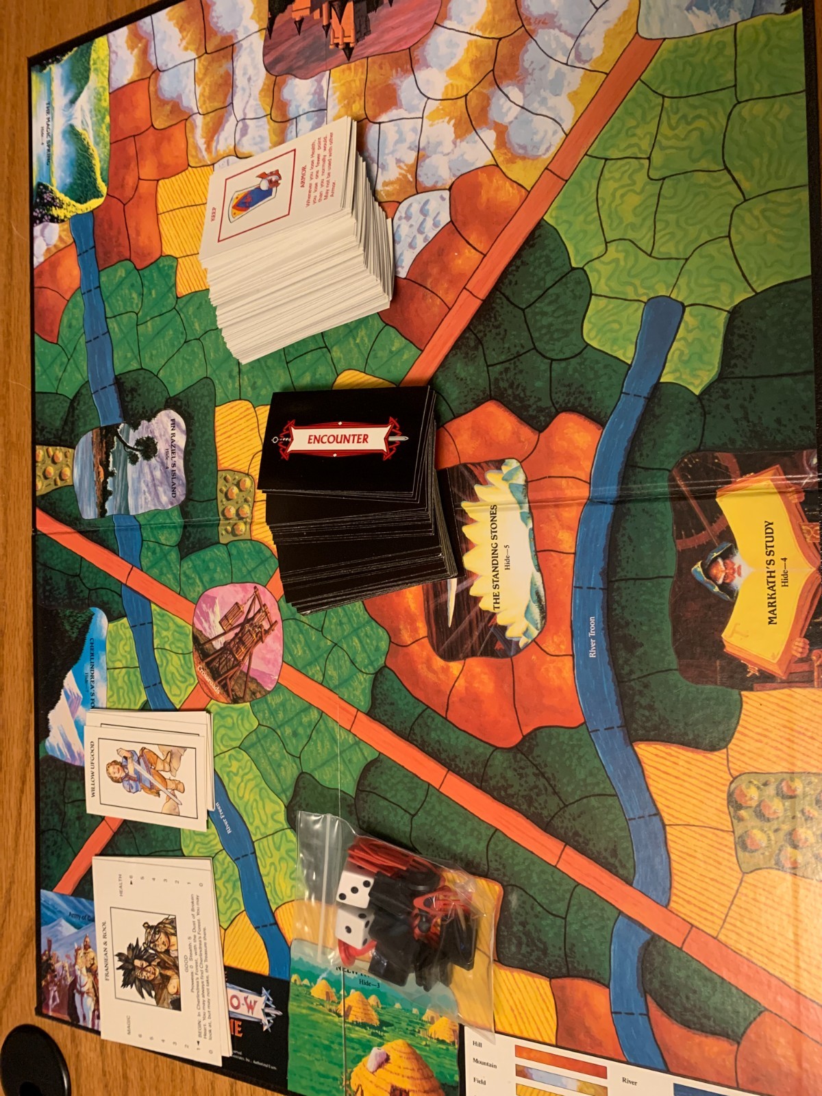 The WILLOW Board Game Lucas Films Greg Costikyan Tor Books 1988