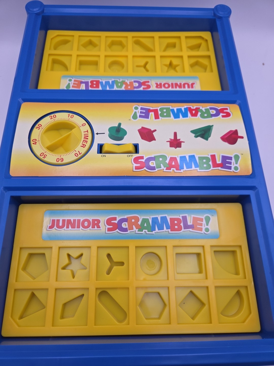 SCRAMBLE! Board Game COMPLETE 2007 Hilco Corp 1-2 Players Junior Version Incl
