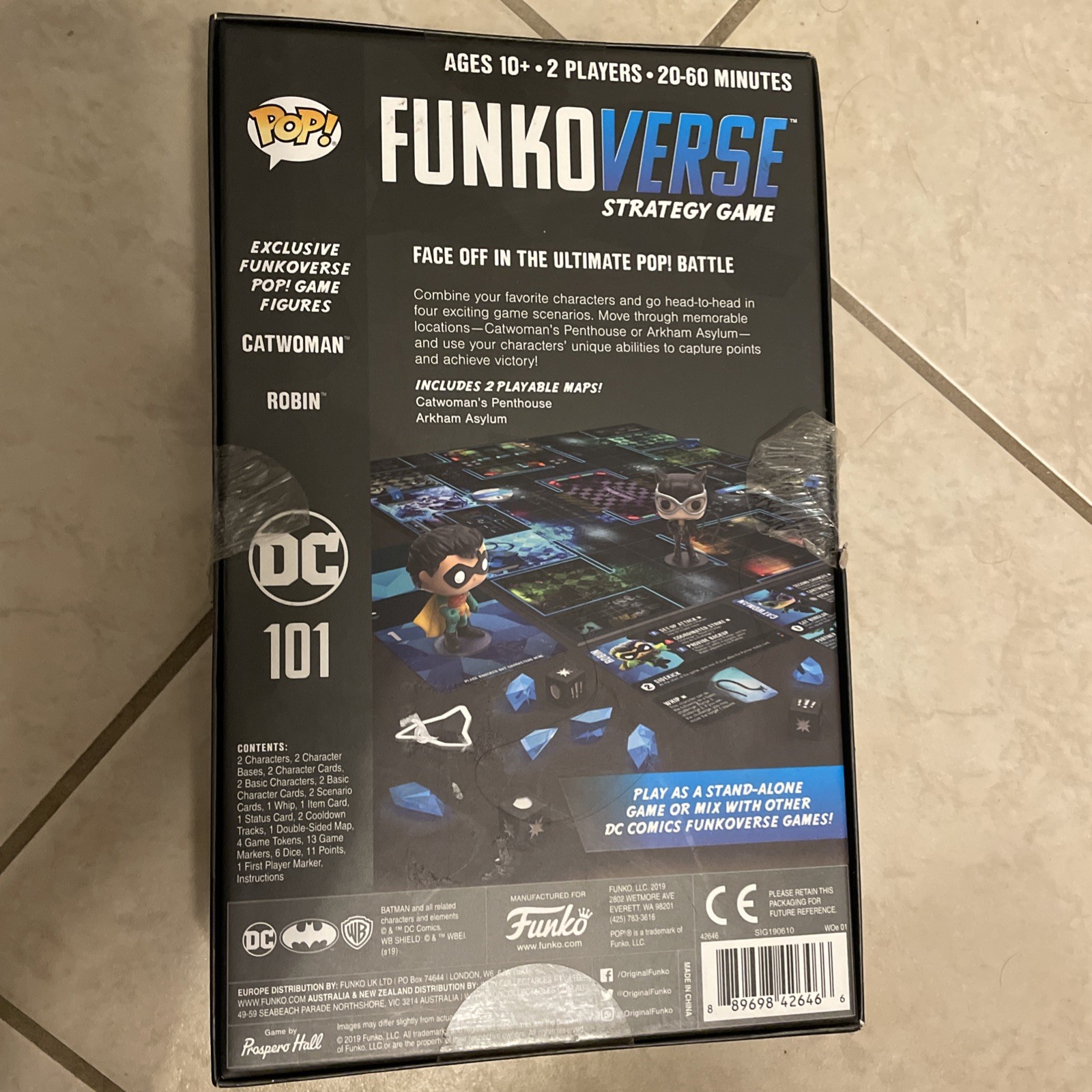 POP! Funkoverse Strategy Game Funko Games Catwoman Robin DC Comics NEW