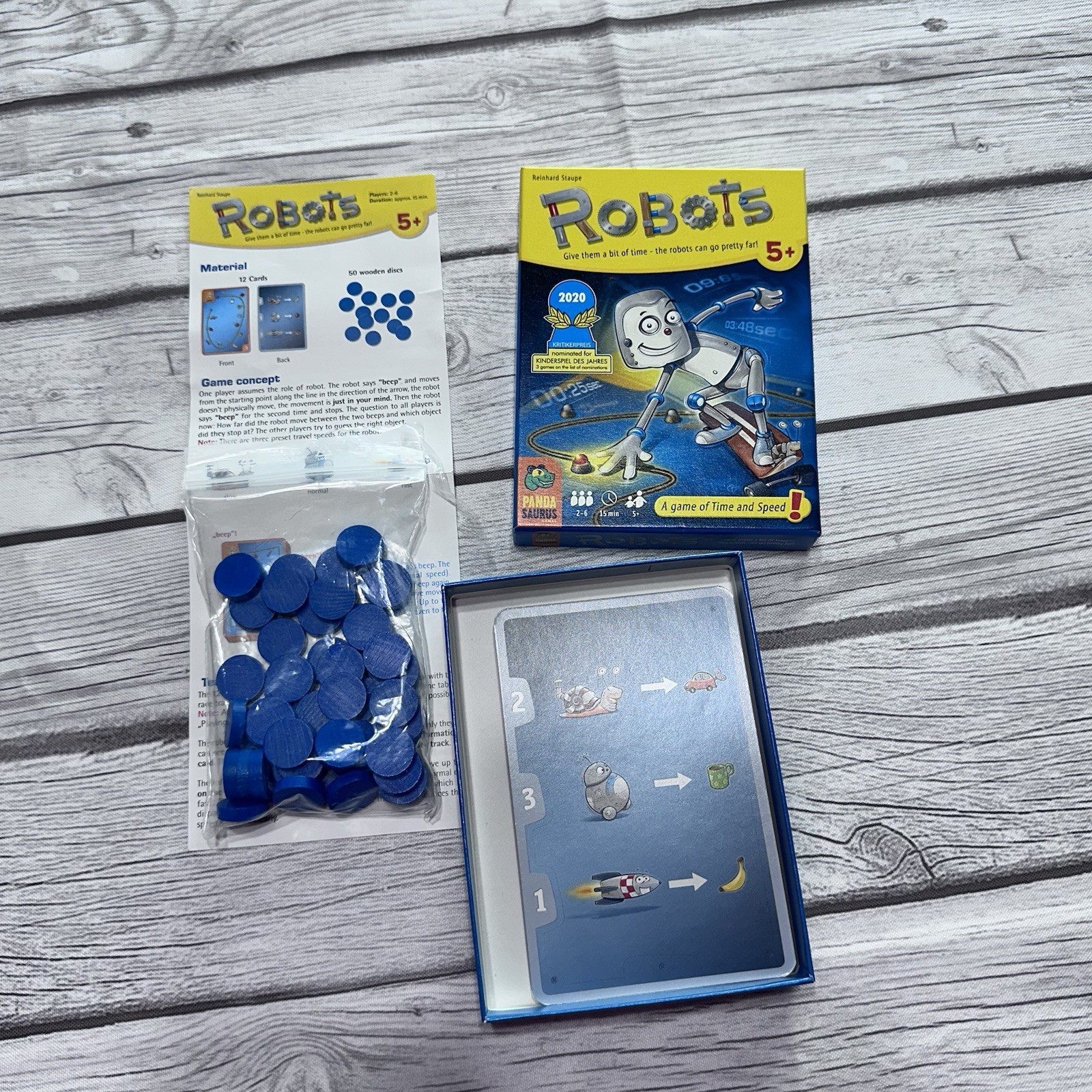 Robots Mini board Game. 2020 Kinderspiel Des Jahres Nominee 15 Minutes To Play