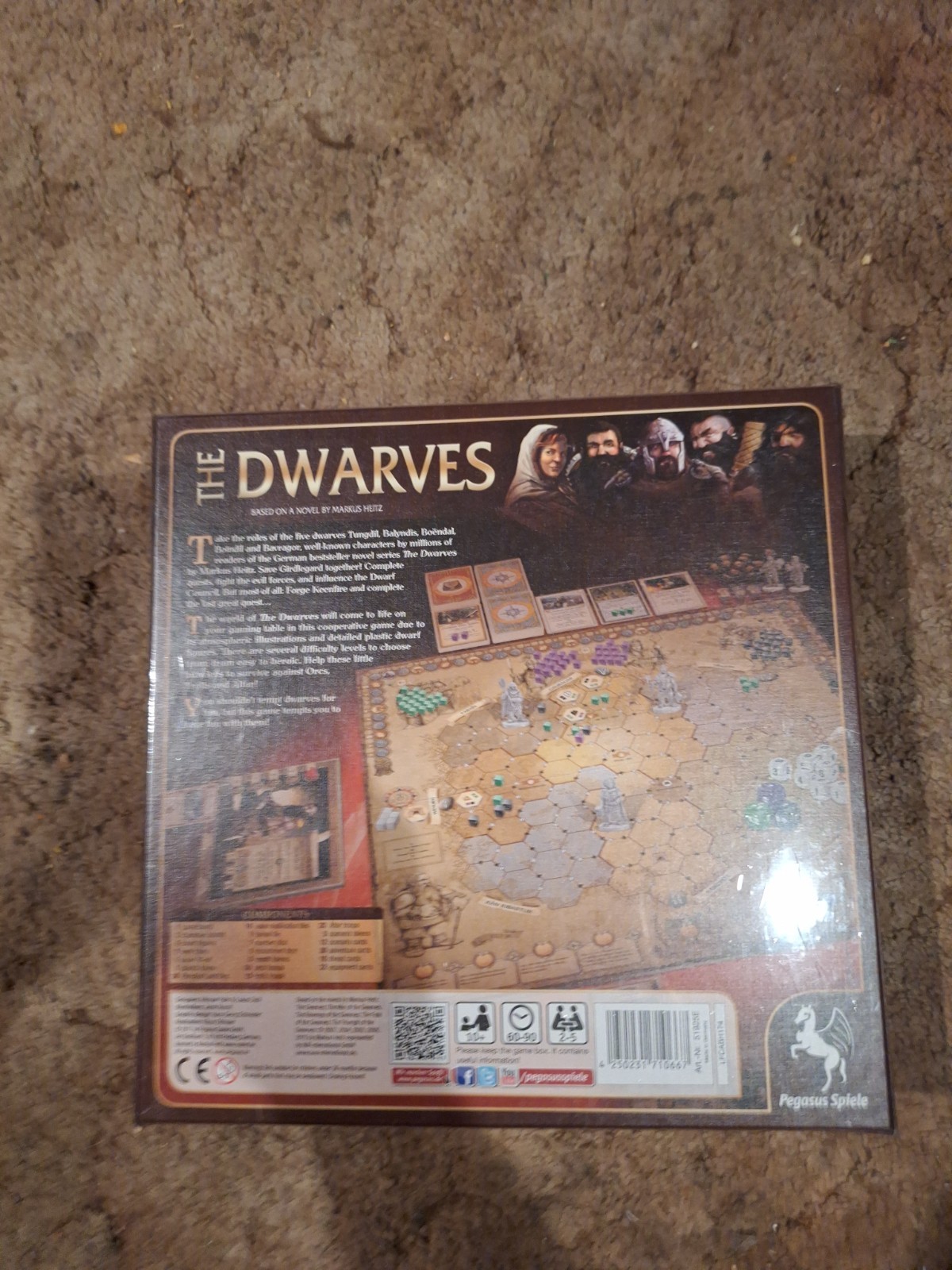 The Dwarves Fantasy Pegasus Spiele Board Game War Game – New / Sealed