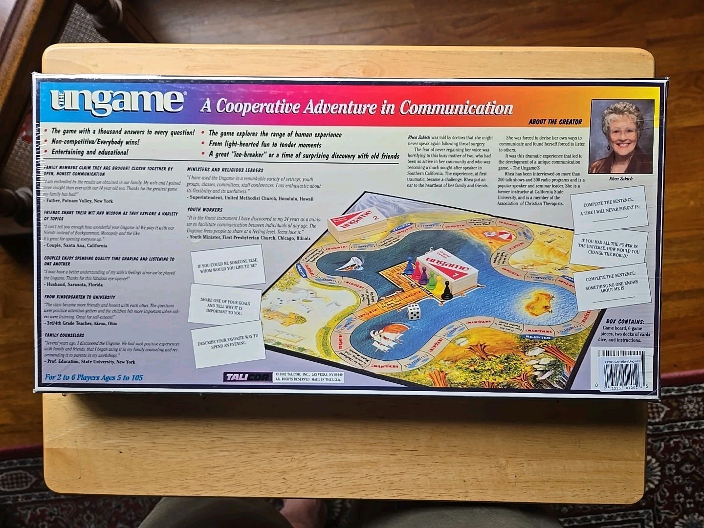 The Ungame Christian Version 2002 By Talicor Never Opened