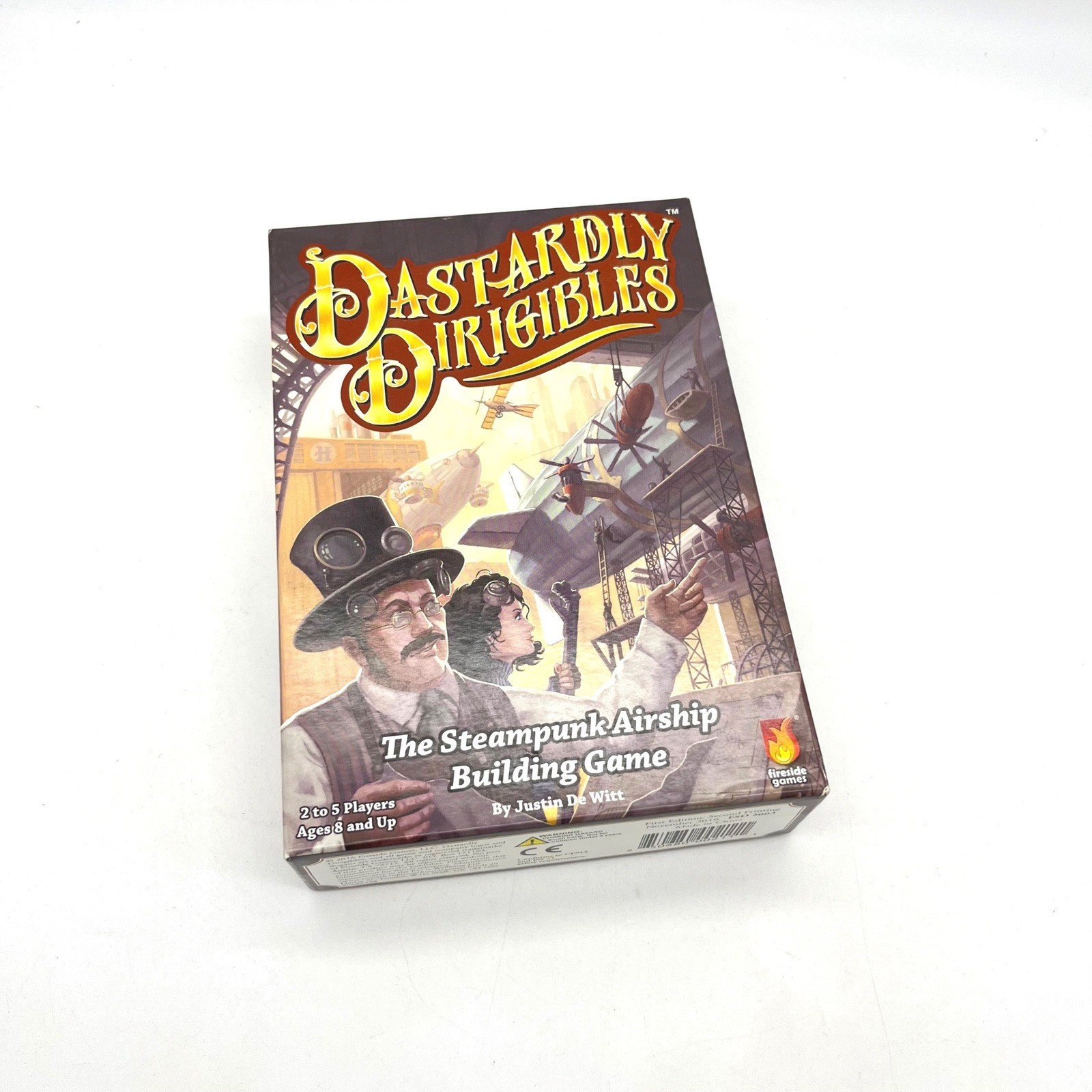 Dastardly Dirigibles Steampunk Airship Building Card Game Fireside Games 2016