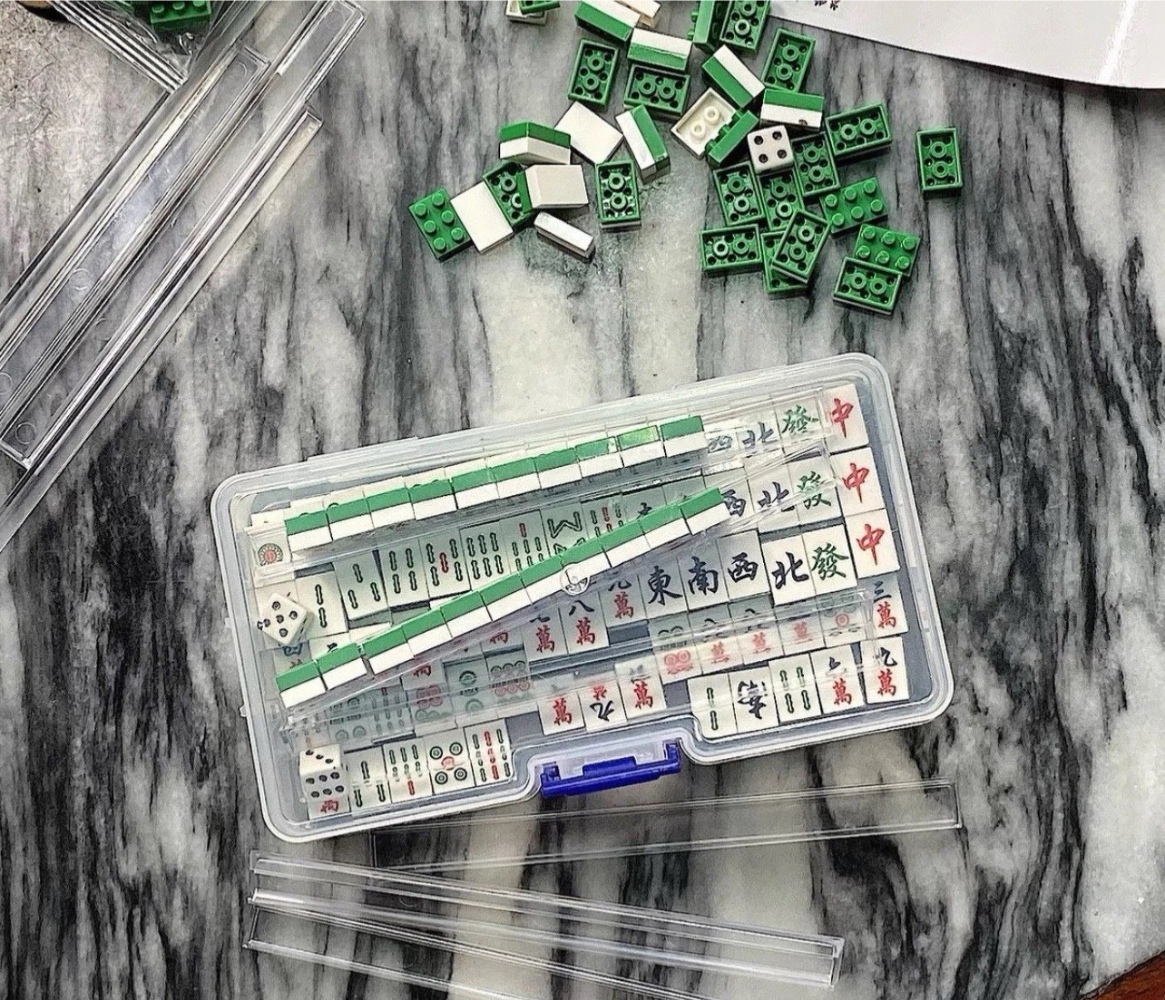 Super Mini Building Block Mahjong Set
