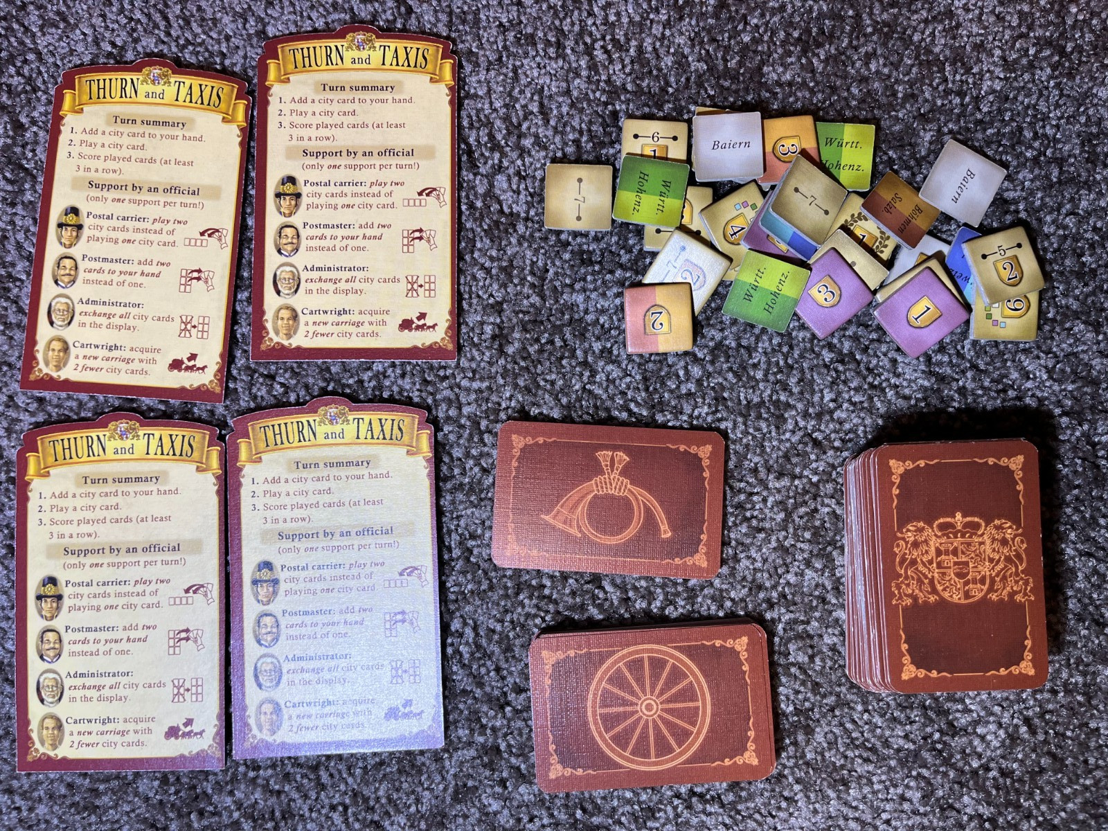 Rio Grande – Thurn and Taxis – Postal Service Game 100% Complete VG++