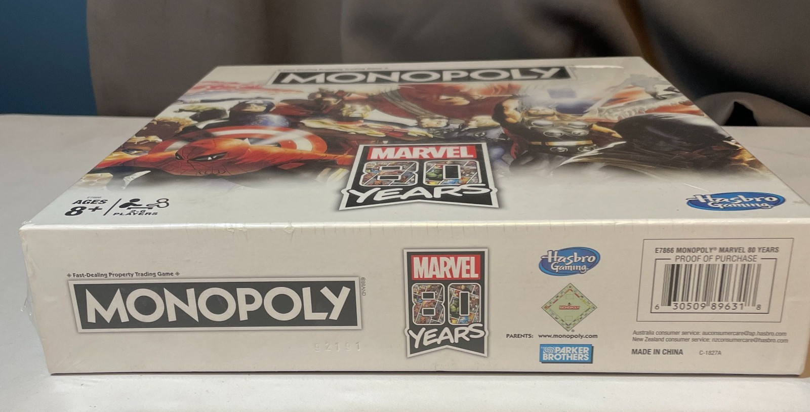 Monopoly MARVEL 80 YEARS Brand New / Factory Sealed 2018 Iron Man Thor Spiderman