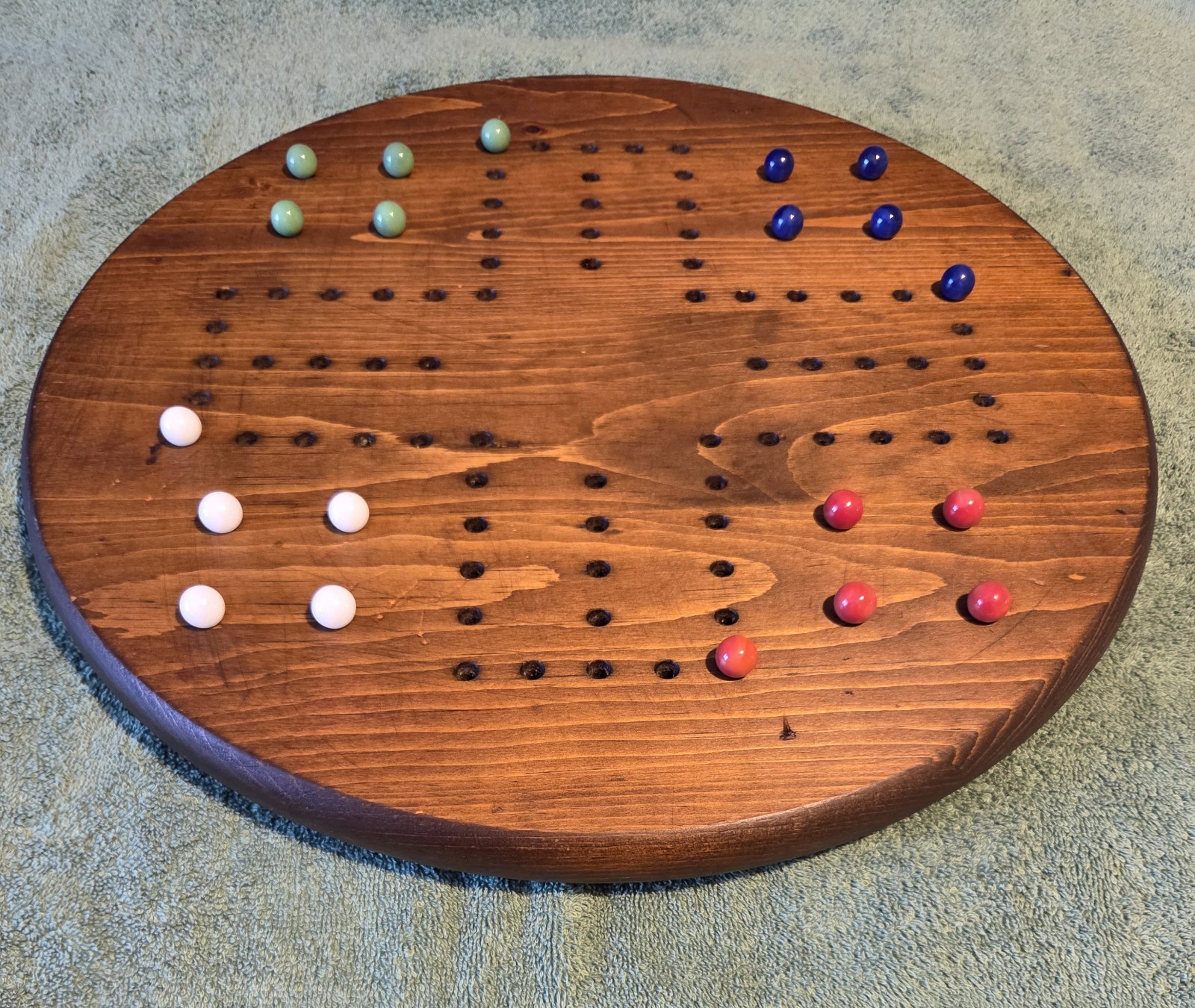 Vintage Aggravation / Wahoo Board Game, Complete with Marbles for 2-4 Players