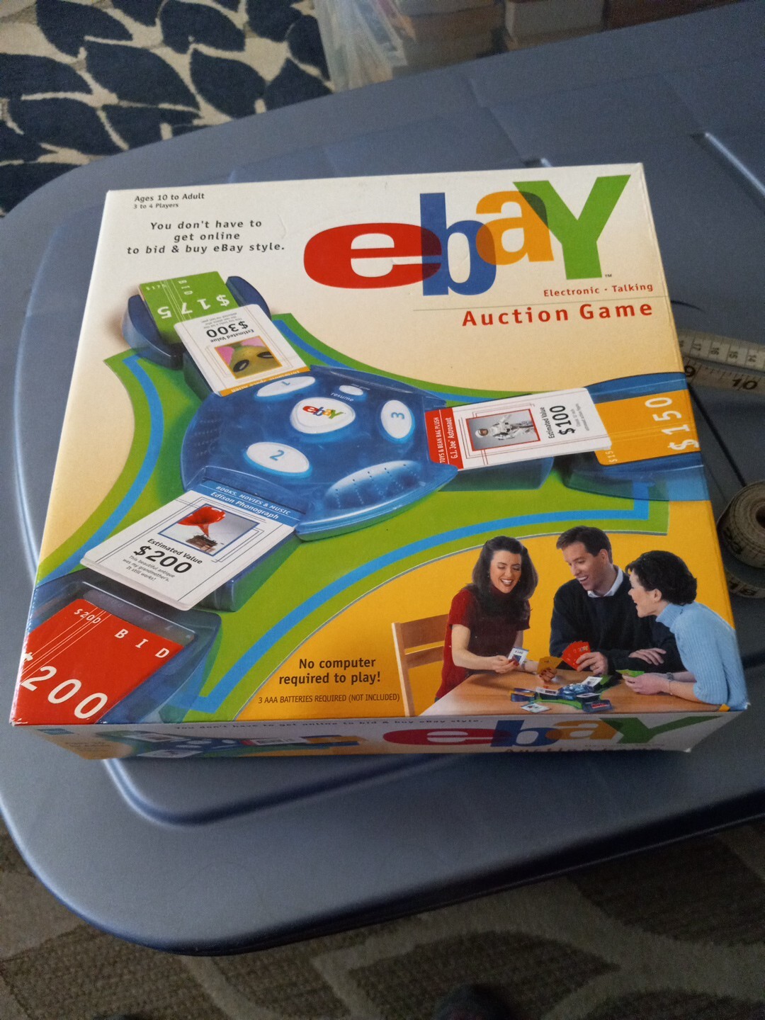 New Sealed Ebay Auction Electronic Talking Board Game Ebayana Hasbro 2001 Rare
