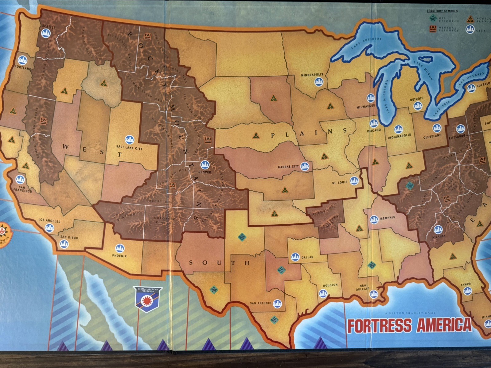 Fortress America MB Gamemaster (plus Axis/Allies & Conquest of Empire)