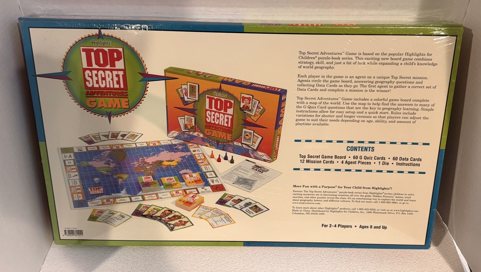 Highlights TOP SECRET ADVENTURES Game Board Game NOS 2005 BRAND NEW