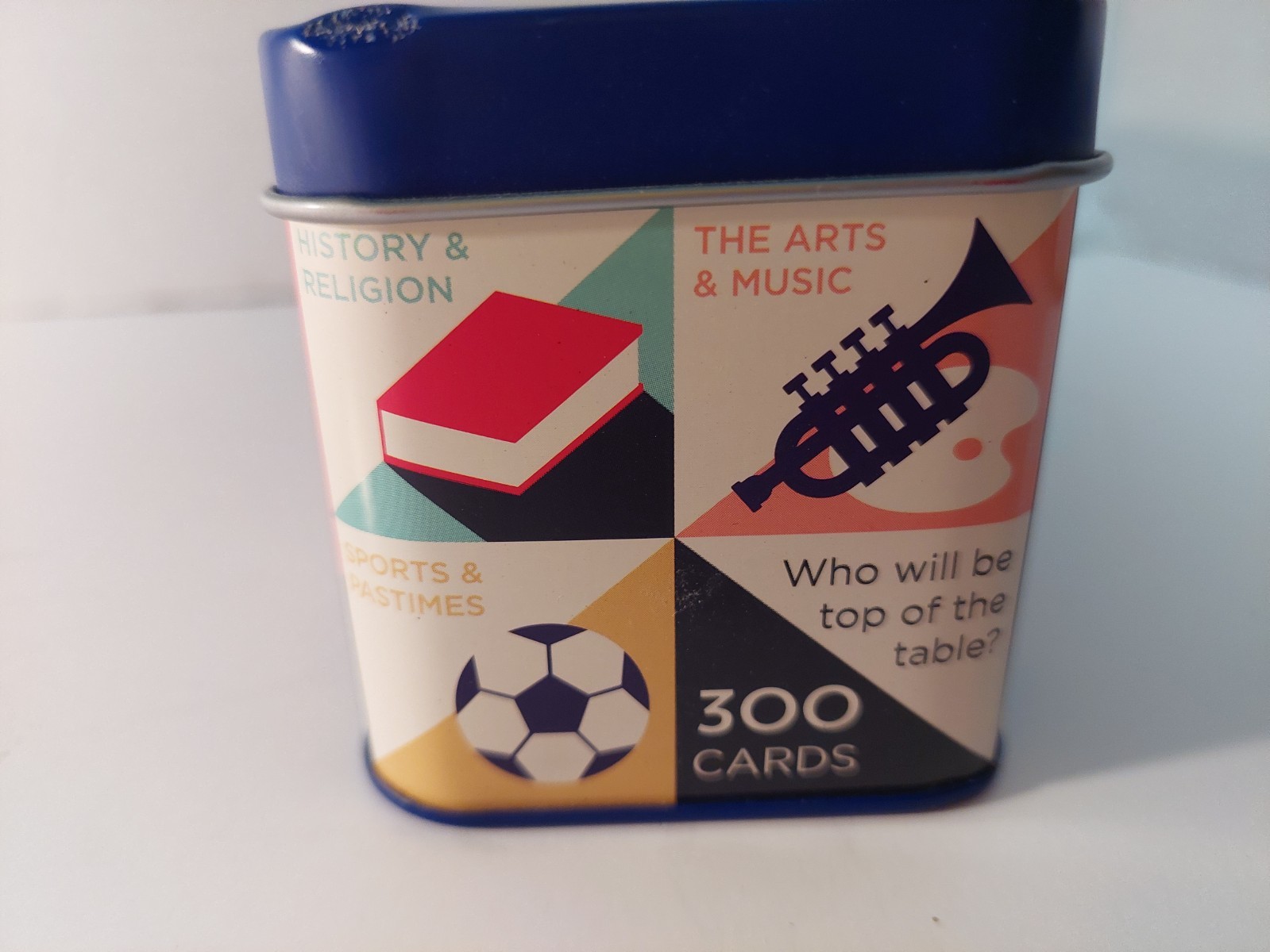 After Dinner Trivia Game 300 Cards 6 Testing Trivia Themes Ages 14+ New In Tin