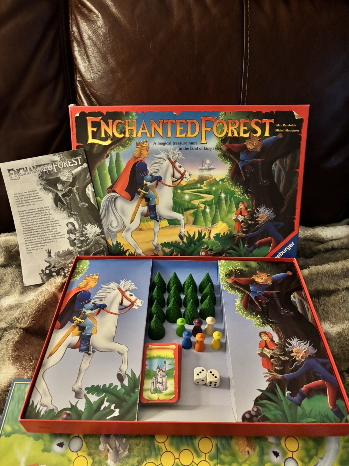Enchanted Forest Board Game Ravensburger 1994 Used Complete