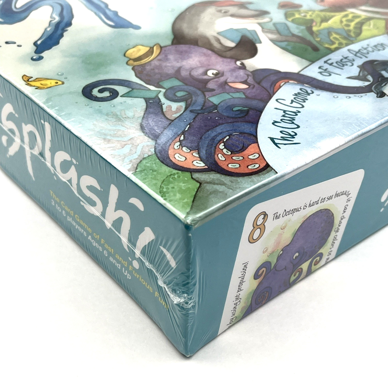 2017 SPLASH! Dolphins Children’s Family Card Game Ages 6+ NEW SEALED Damaged