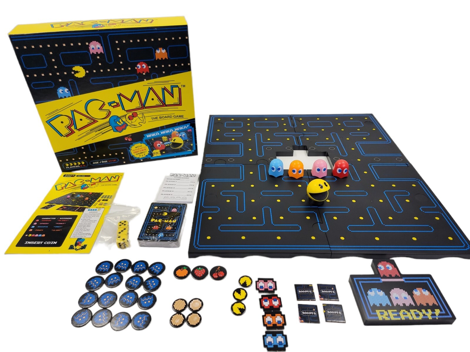 Pac-Man – The Board Game Authentic Arcade Sounds Waka Waka by Buffalo Games