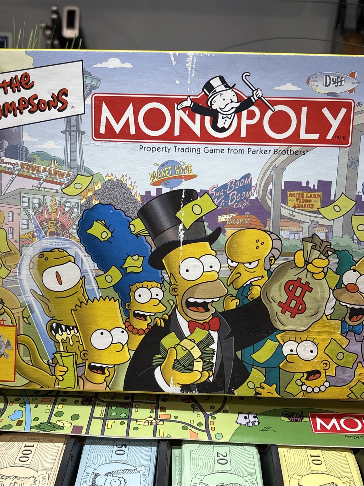 The Simpsons Monopoly 2004 Used Complete Parker Brothers Vtg