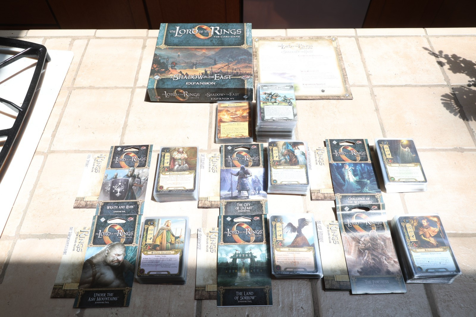 Lord of the Rings LCG – Complete Vengeance of Mordor Cycle, Deluxe + 6 APs