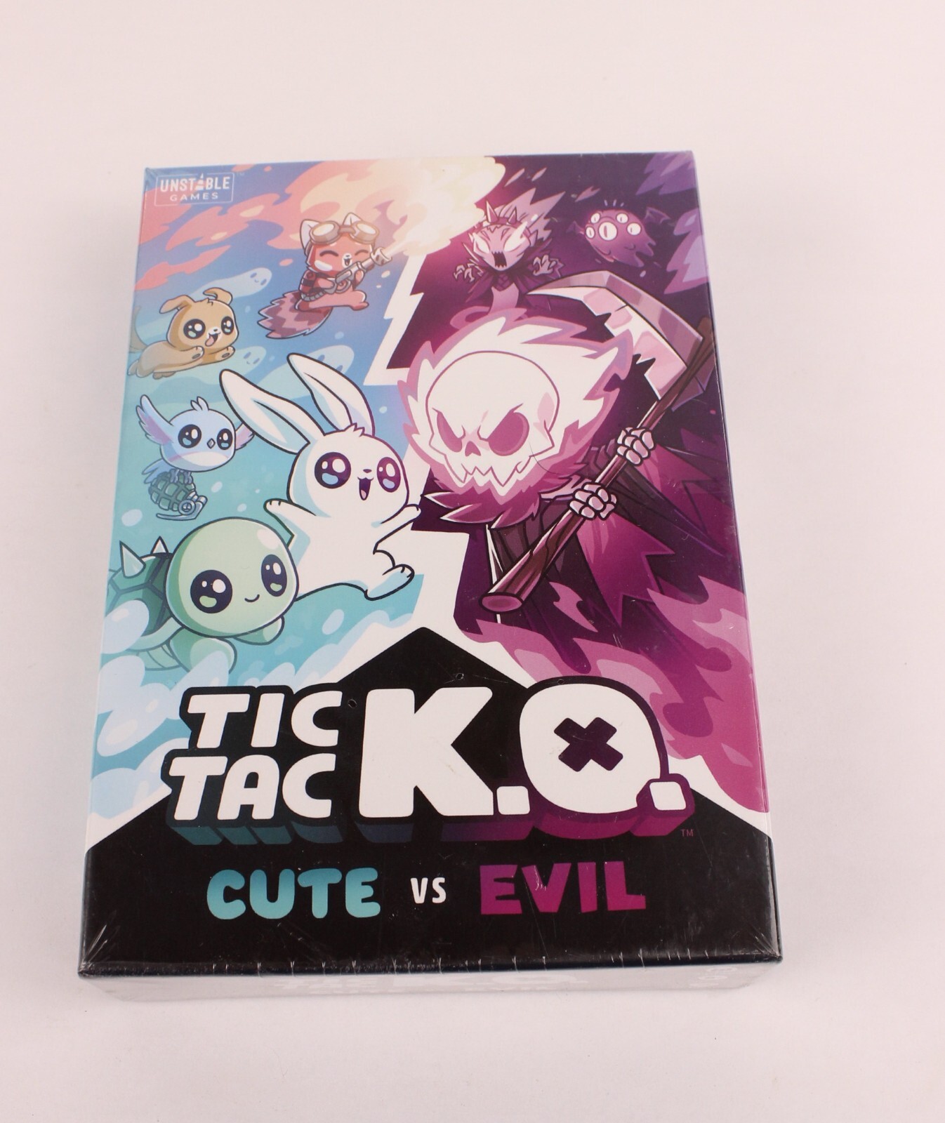 Tic Tac KO Cute vs Evil Card Game Unstable Games NEW