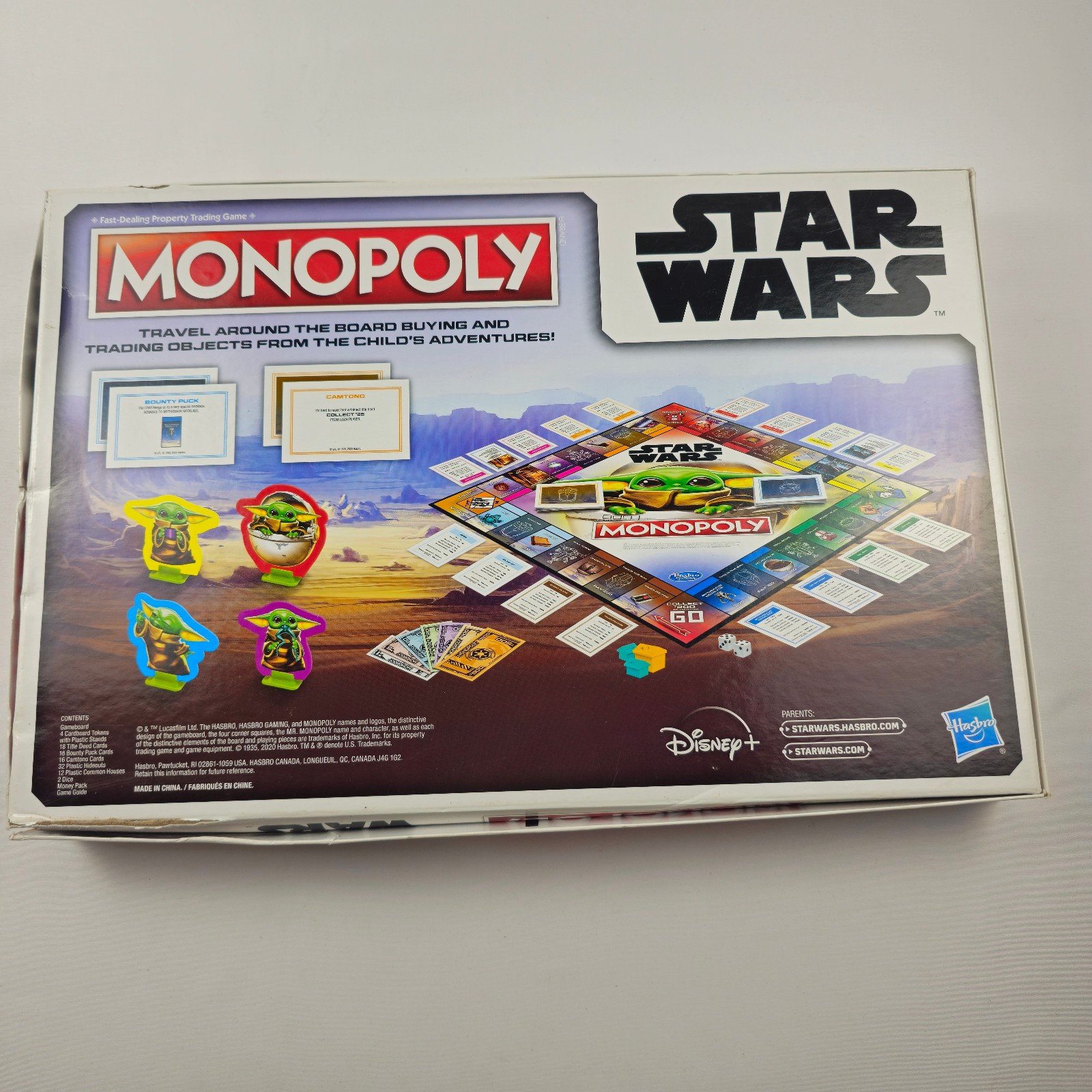 Monopoly Star Wars The Mandalorian Baby Yoda Grogu Edition Board Game Complete