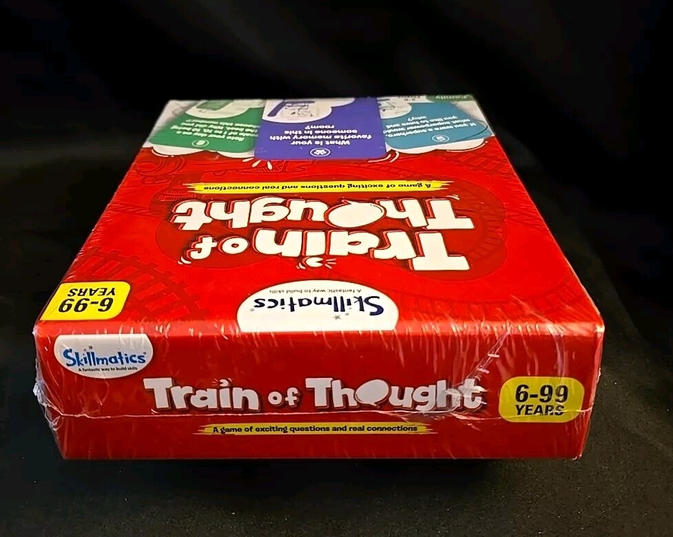 New Skillmatics Card Game Train of Thought Fun for Family Game Night Educational