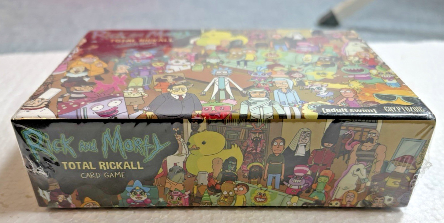 2016 Rick and Morty Total Rickall Card Game Ages 15 & Up, New and Sealed