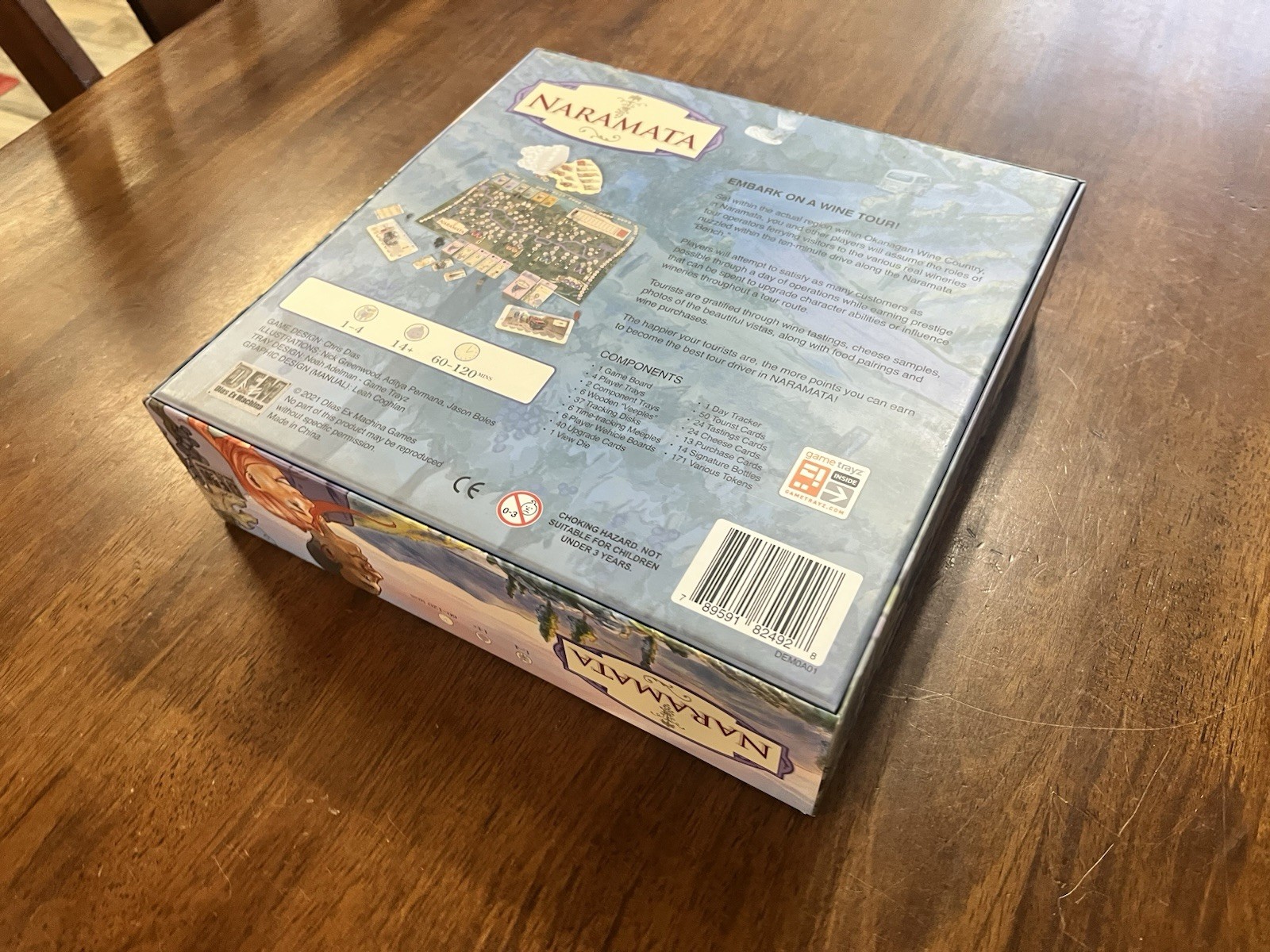 Naramata: Wine and Tourism Strategy Board Game by DEM Games, Brand New