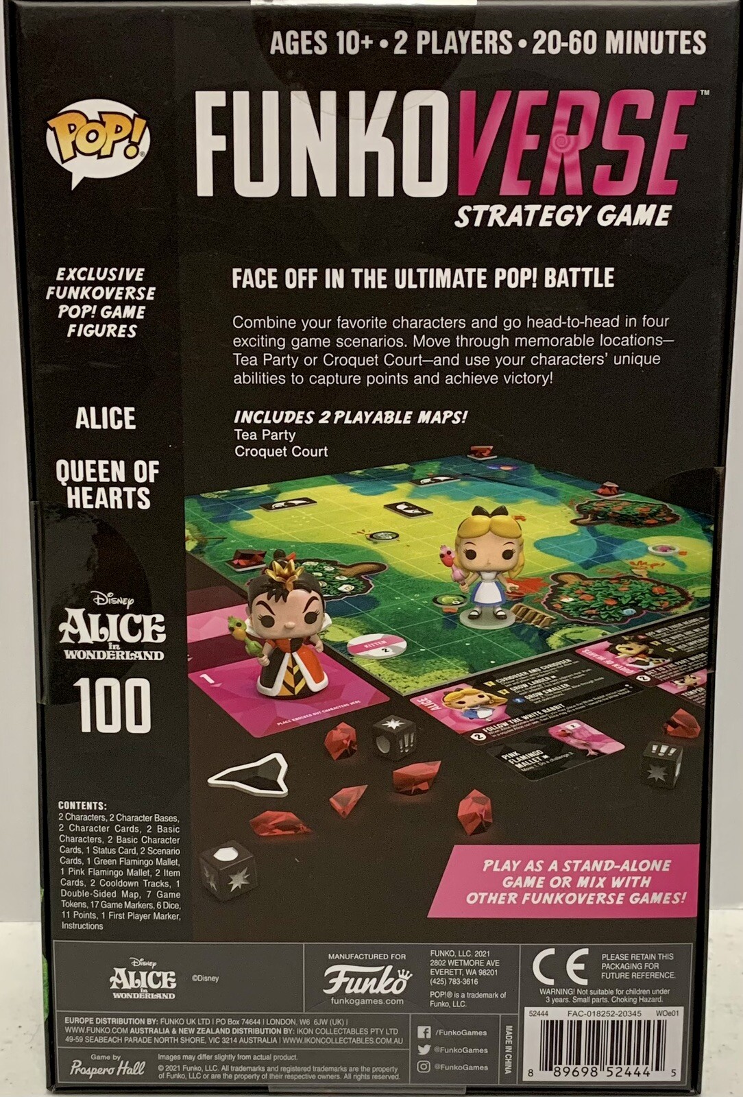 Funkoverse 2021 Alice In Wonderland Disney Strategy Game Limited CHASE Edition