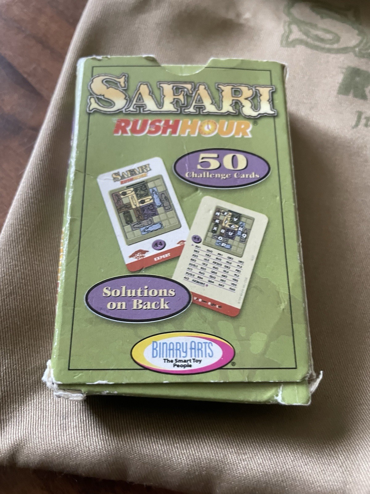 Thinkfun Safari Rush Hour Game 100% COMPLETE W/O Box Puzzle Educational