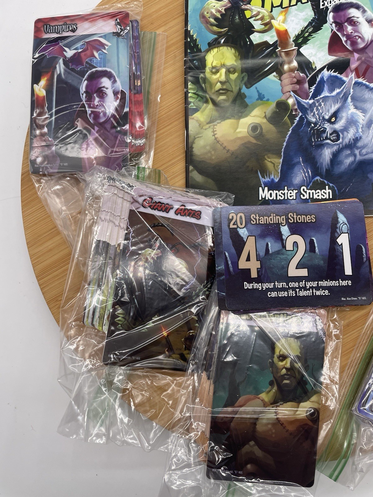 AEG Paul Peterson Smash Up Expansion Pack: “Monster Smash” Game Near Complete