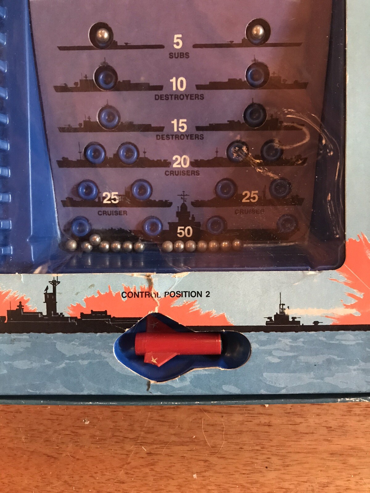 Vintage Sink the Fleet Magnetic Bombing Game 1977 – By Cadaco -Missing One Piece
