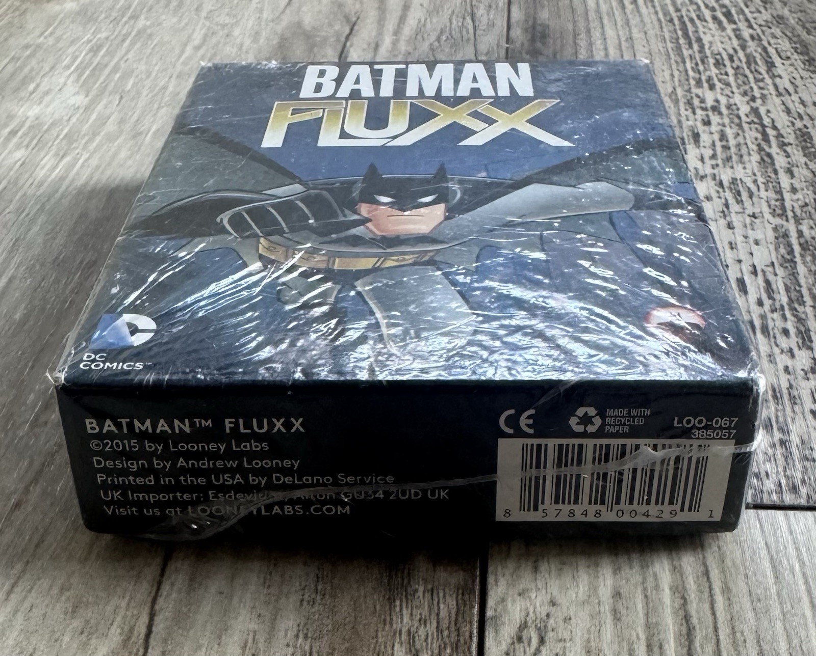 2015 Batman Fluxx DC Comics Looney Labs Card Game 🌟 BRAND NEW & FACTORY SEALED!