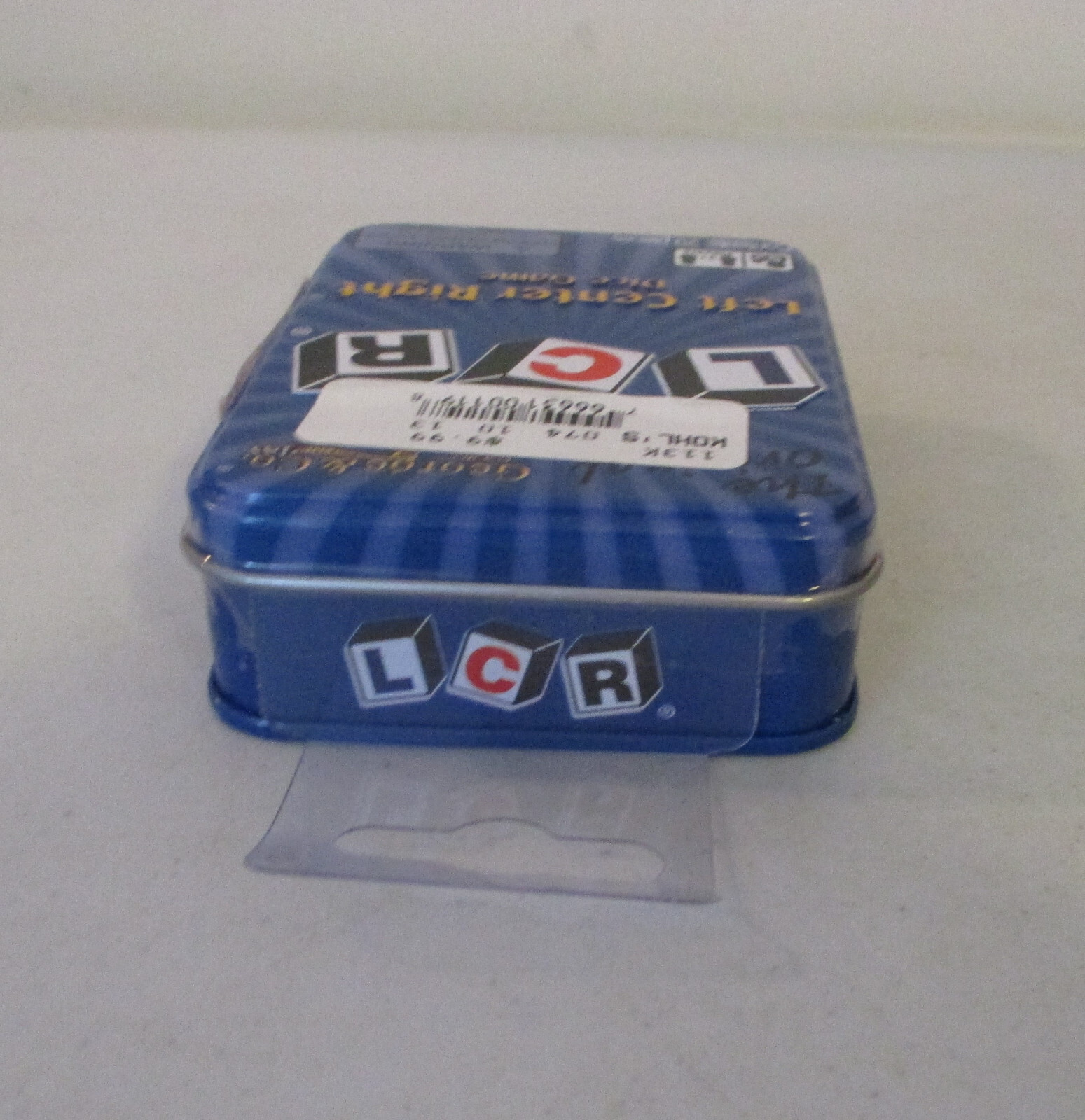 LCR Left Right Center in Game Tin (Ages 5 & Up, 3+ Players)