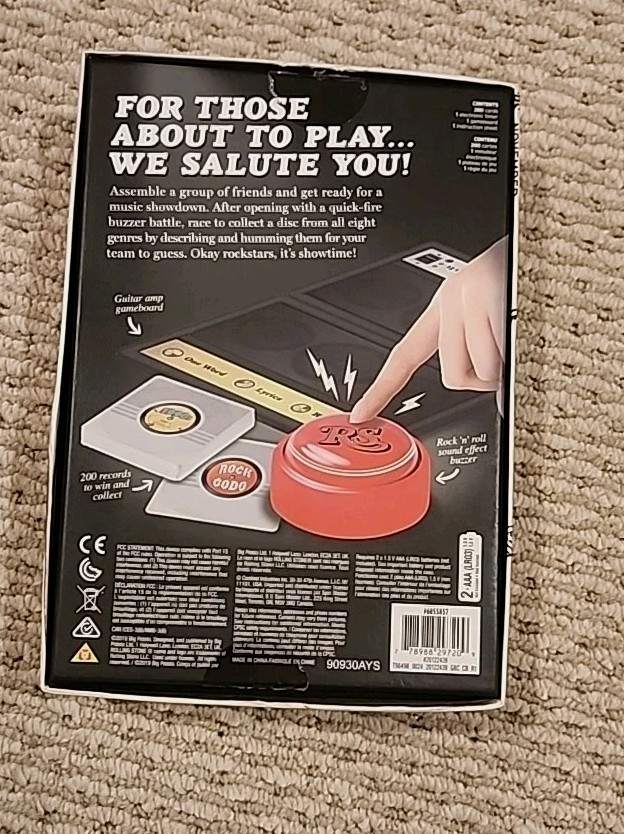 2019 Big Potato Games Rolling Stone Rock & Roll Party Game 12+ age 4+ Players