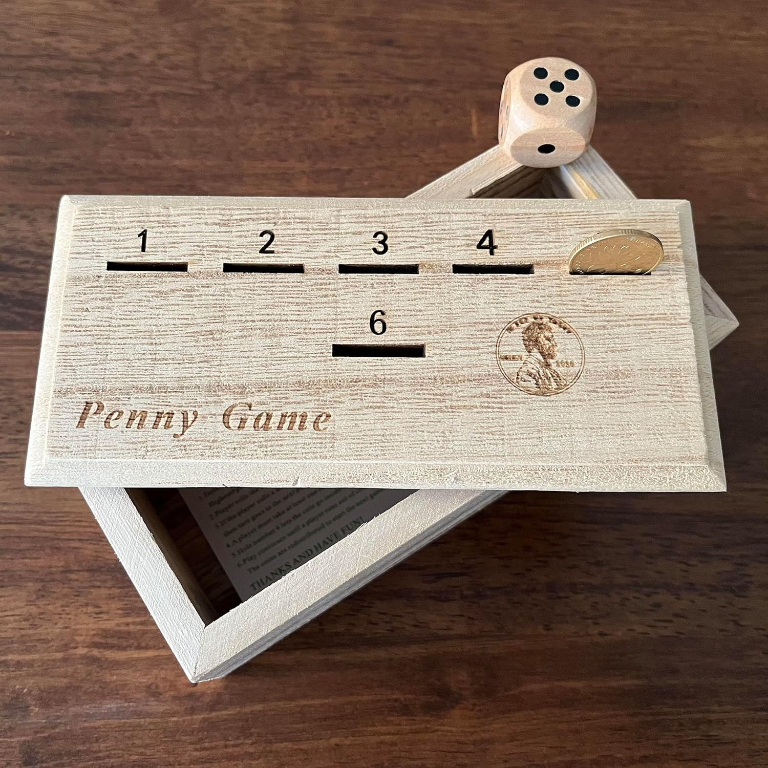 Penny Game – Fun Board Game Works with Coines, Get Rid of Coins to Win, Penny Ga