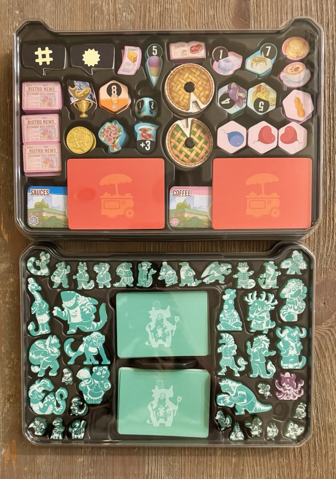 Critter Kitchen Deluxe Kickstarter Ed Board Game Cardboard Alchemy – Complete