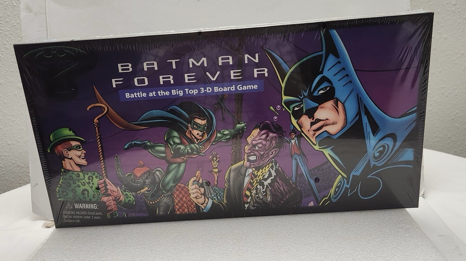 This is a factory-sealed 1995 Parker Brothers “Batman Forever New