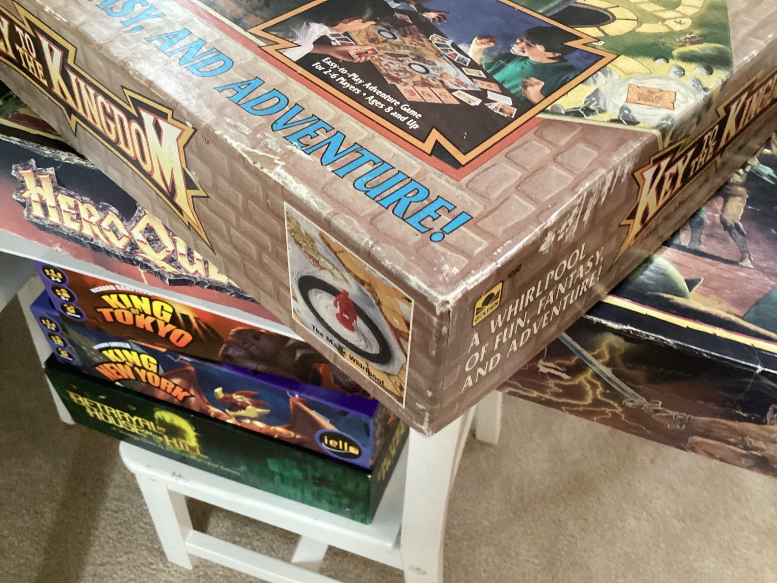 Key to the Kingdom Board Game COMPLETE! Golden 1992