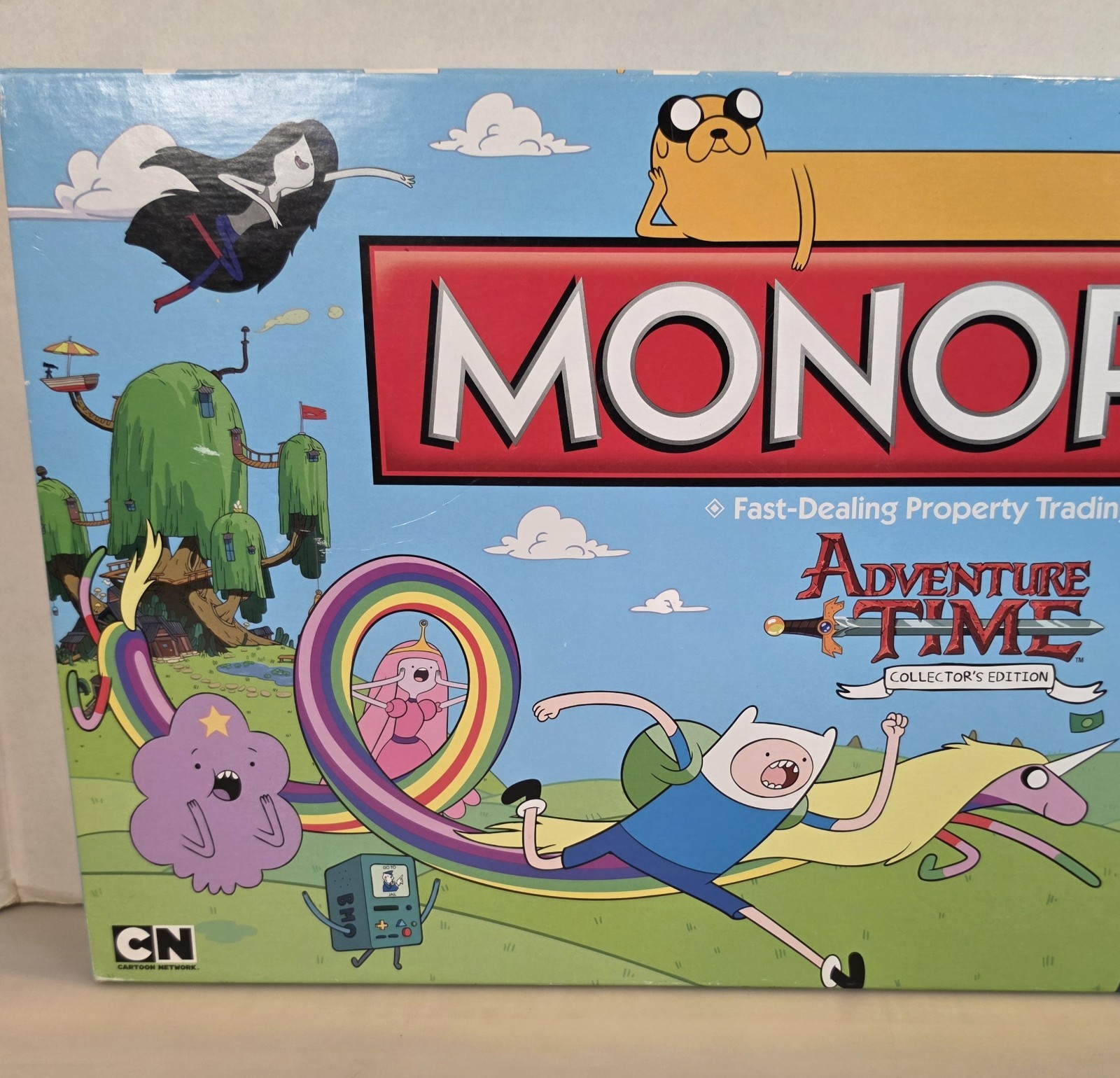 Monopoly Adventure Time Collector’s Edition Board Game Cartoon Network COMPLETE