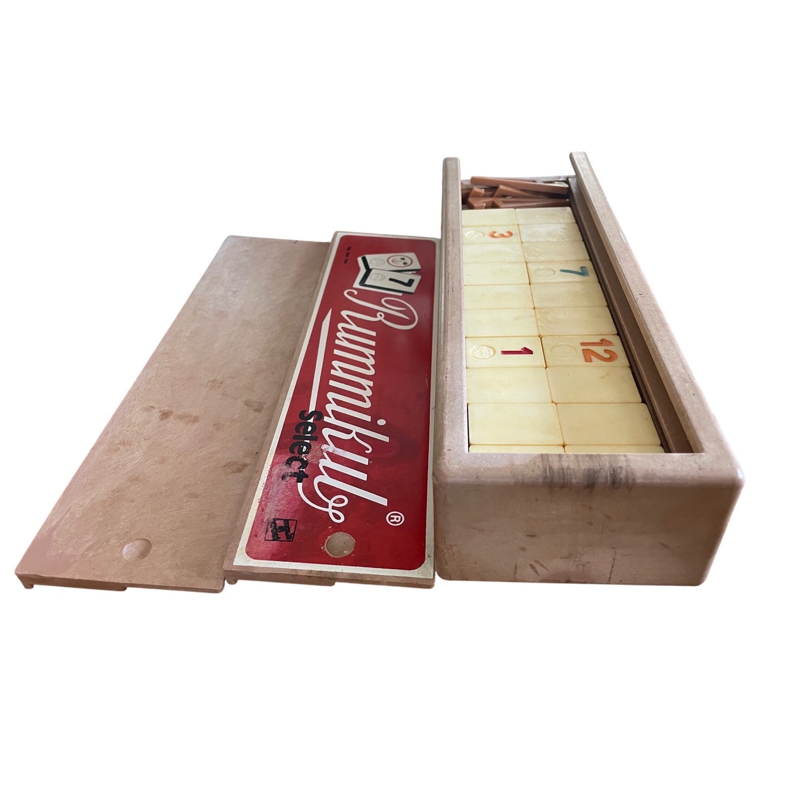 Vtg Rummikub Select Board Game – Complete Premium Tiles & Wooden Case Israel