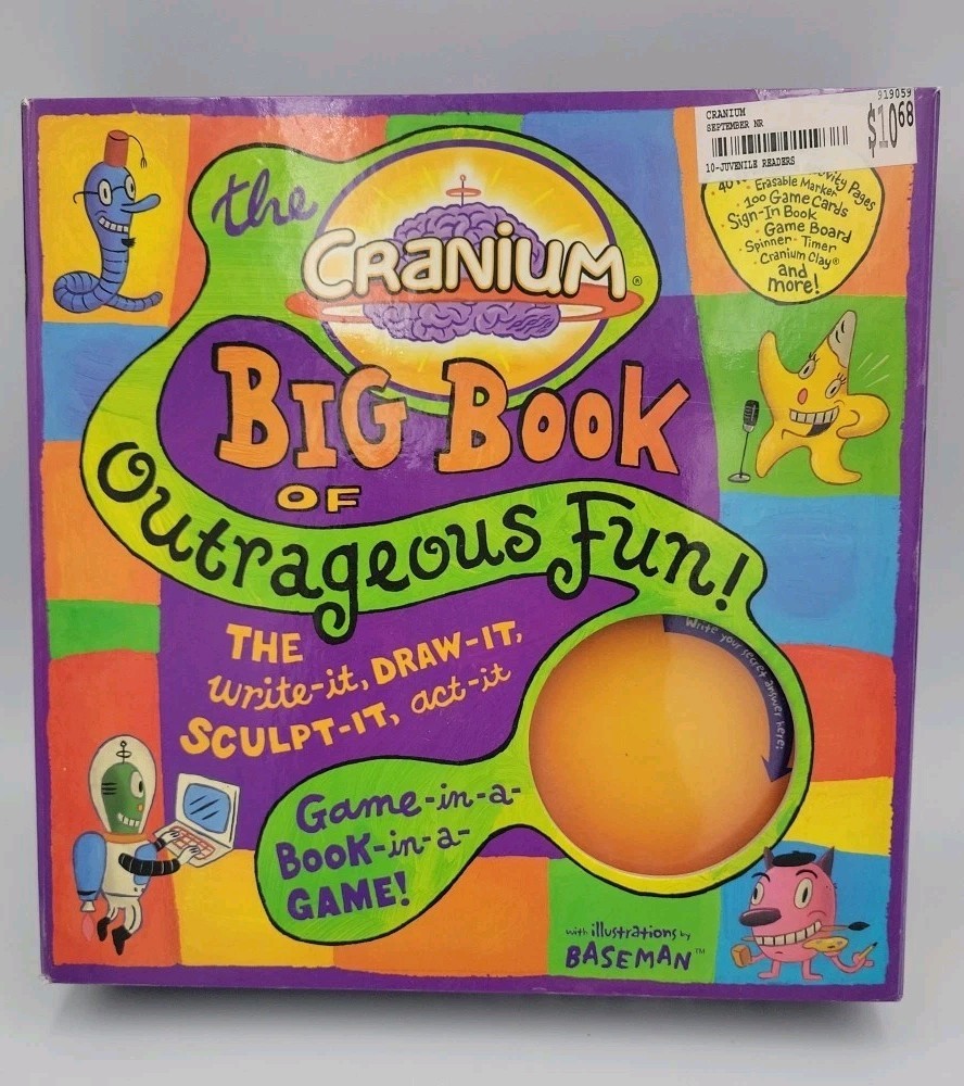 Cranium Big Book of Outrageous Fun!The Write-It Draw-It Sculpt-It Game in a Book