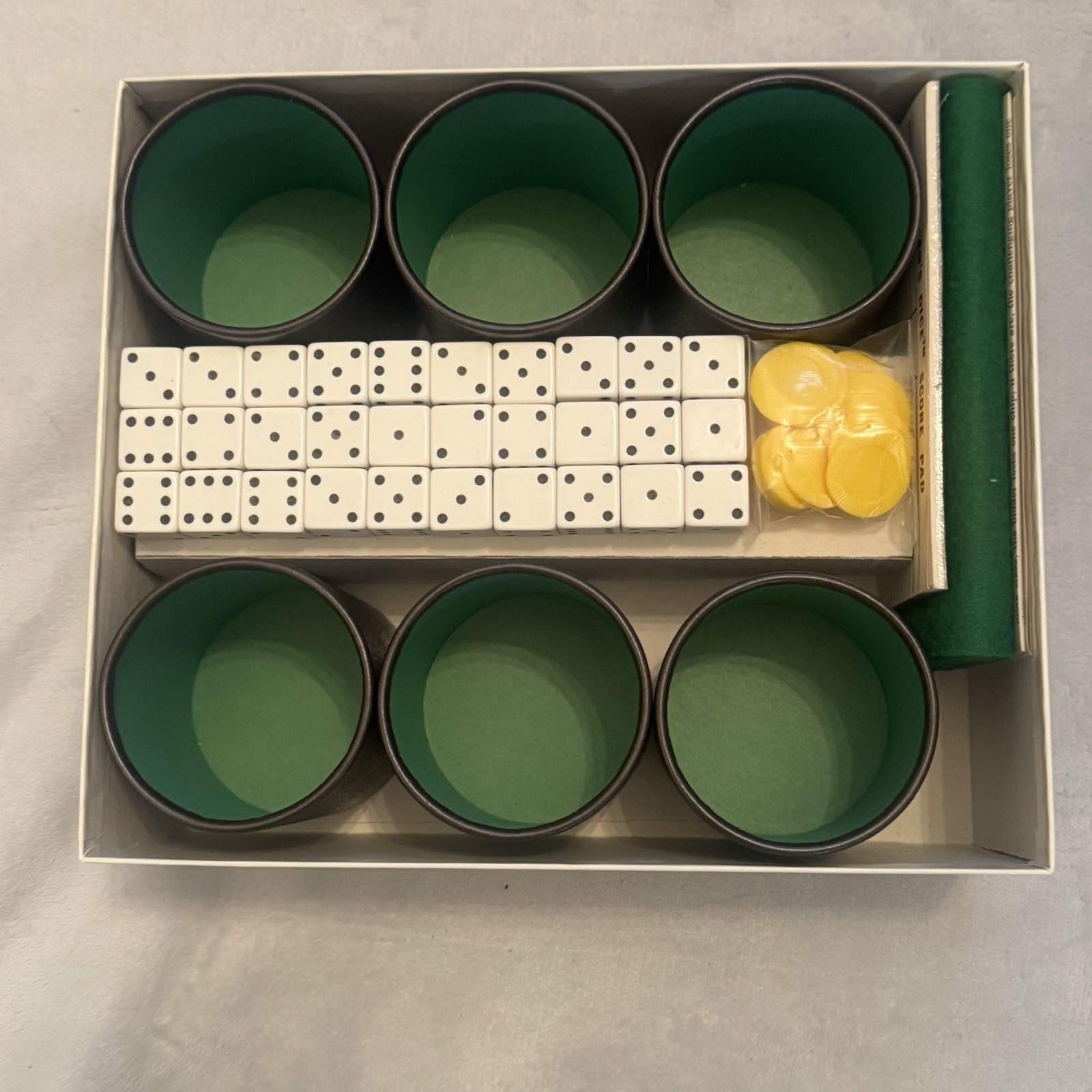 Vintage 1980 Liar’s Dice Blake Enterprises Game Unused Complete w Box