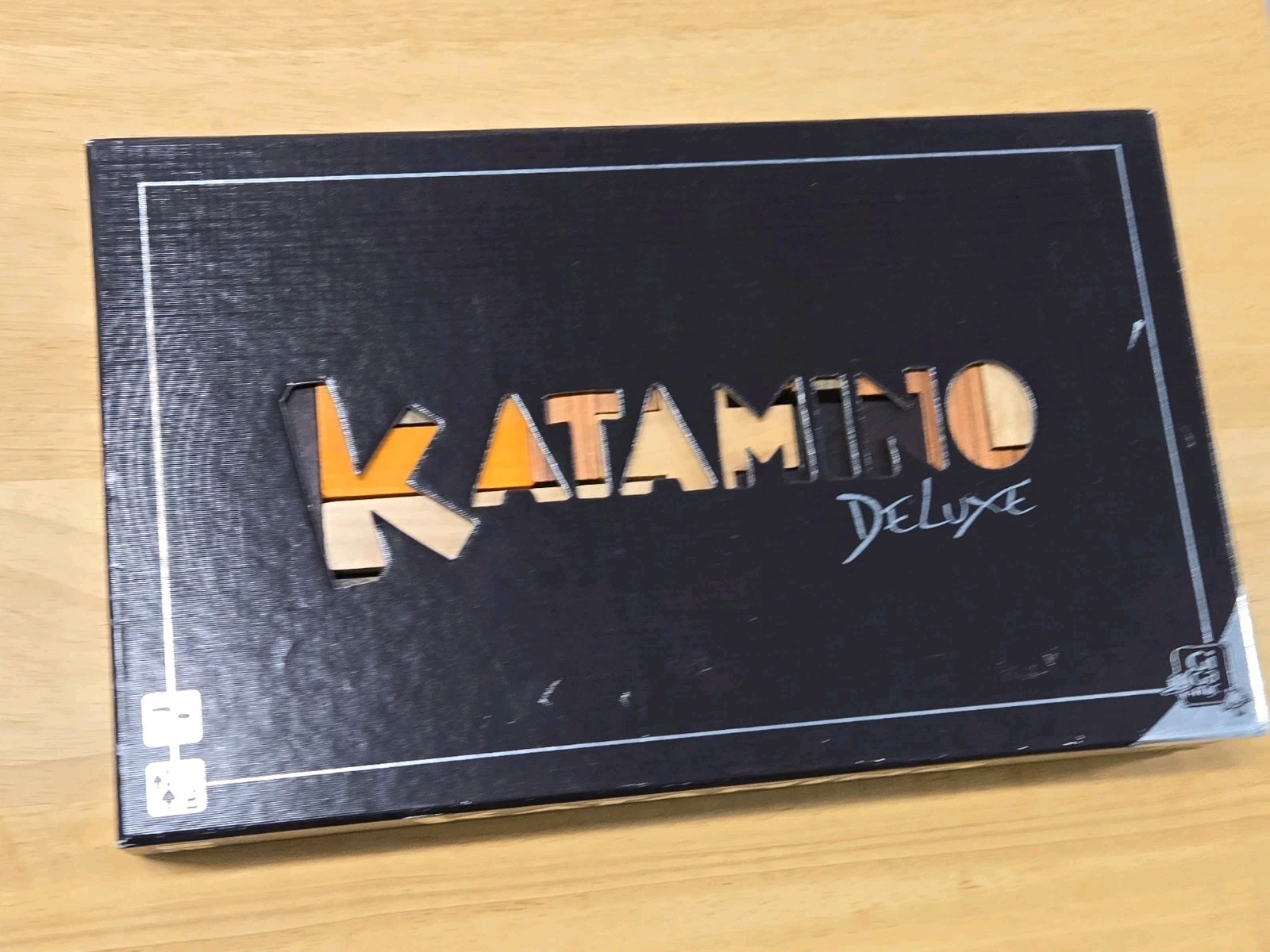 KATAMINO DELUXE Wood Block Game by Gigamic, 1993. Complete set w/ Book EUC